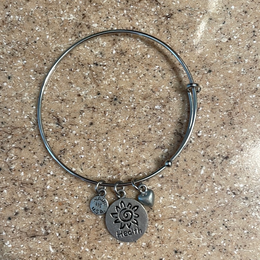 Health Charm Bracelet Adjustable Bangle